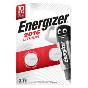 blister 2 pile cr2016 lithium - energizer specialistiche