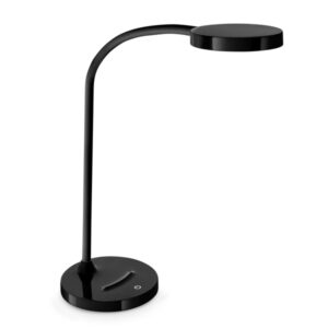 lampada da tavolo flex 7w nero cled-0290 cep