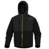 giacca softshell horten 2 tg. m nero/giallo