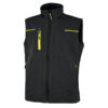 gilet da lavoro saturn nero/giallo taglia m u-power