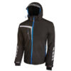 giacca softshell quick nero/blu taglia m u-power