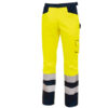 pantalone invernale alta visibilita' beacon giallo fluo taglia l u-power