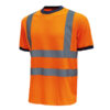 pack 3 t-shirt alta visibilita' tg l arancio fluo glitter u-power