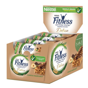 barretta fitness delice cioccolato al latte e nocciola 22,5gr nestle'