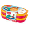 set 2 snack box rosa corallo picnik concept maped