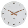 orologio da parete d30cm bianco/legno hormilena alba