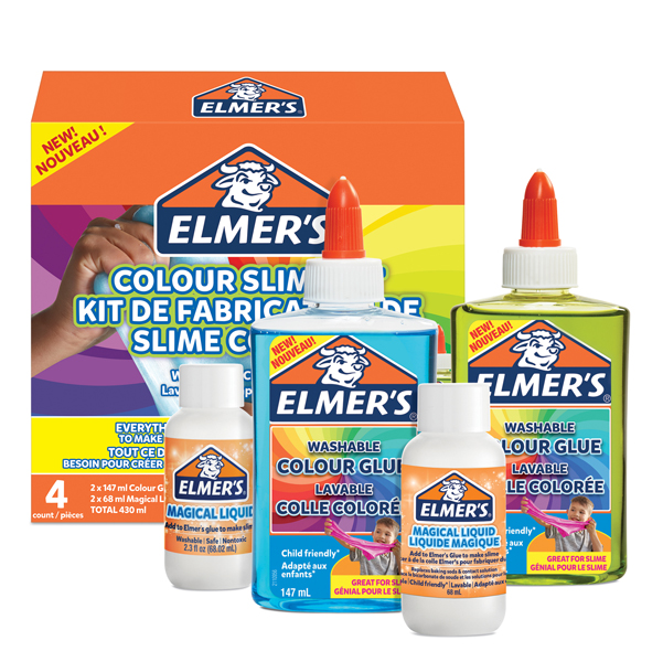 traslucido slime kit elmer's