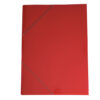 cartella con elastico 70x100cm rosso in cartoncino plast. 71ld