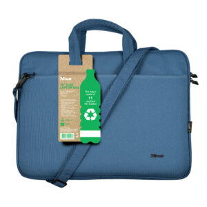 borsa ecocompatibile per notebook da 16' bologna - blu trust