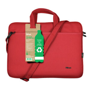 borsa ecocompatibile per notebook da 16' bologna - rossa trust