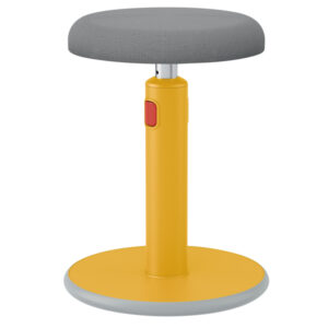 sgabello sit-stand ergo cosy giallo - leitz