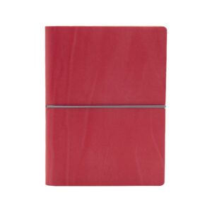 taccuino evo ciak f.to 15x21cm fogli bianchi copertina rosso corallo intempo