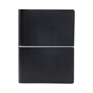 taccuino evo ciak f.to 15x21cm fogli bianchi copertina nero intempo