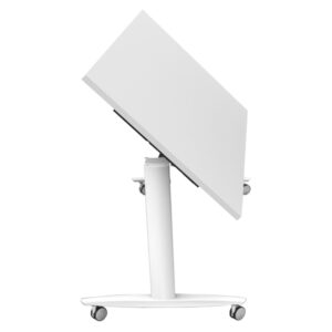 tavolo multifunzione c/ruote 120x80xh73,7cm bianco - taxi