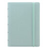 notebook pocket f.to 144x105mm a righe 56 pag verde pastello similpelle filofax