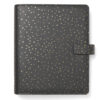 organiser f.to a5 233x217x46mm c/cinturino confetti nero filofax