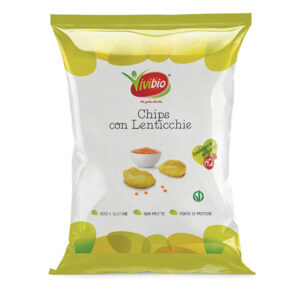 chips con lenticchie 35gr vivibio