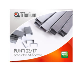 scatola 1000 punti 23/17 titanium