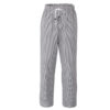 pantalone da cuoco plutone tg. m bianco a quadretti neri