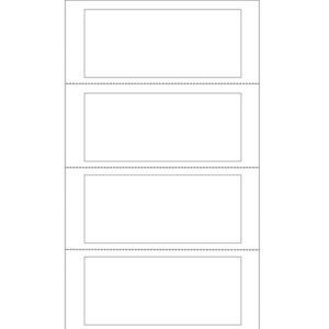 scatola 400 etichette adesive in modulo 140x60mm tt951-2 per passaggi proprieta