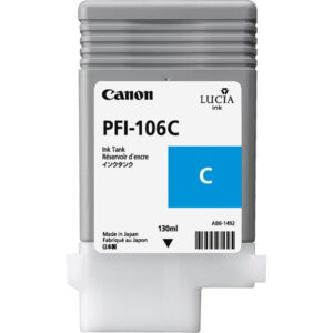 cartuccia ink pfi-106 ciano