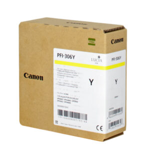 cartuccia canon pfi-306y giallo