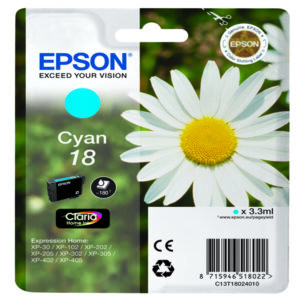 cartuccia ciano epson claria homeserie 18/margherita in conf. blister rs