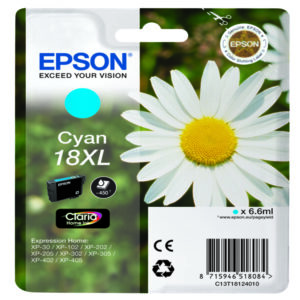 cartuccia ciano epson claria home serie 18xl/margherita in conf. blister rs