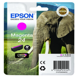 cartuccia magenta claria photo hd serie 24 elefante