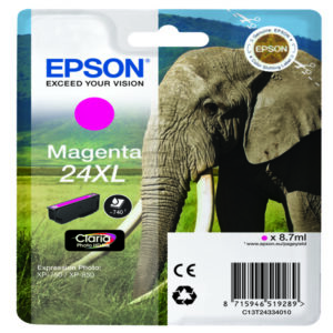 cartuccia magenta claria photo hd serie 24xl elefante blister