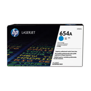 hp 654a toner cartridge ciano laser jet