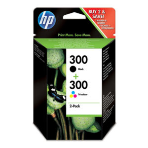 value pack nero e colore inchiostro hp 300