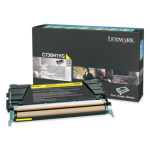 toner giallo c736, x736, x738, alta capacita return program