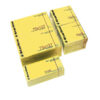 blocchetto biglietti adesivi giallo 50x40mm 100fg 70gr starline