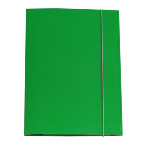 cartella con elastico 25x34cm verde queen starline