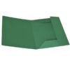 pack 25 cartelline 3 lembi verde in bristol 200g starline