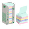 cf. 16pz blocco 100 fg. post-it z-notes green 76x76mm r330-1rpt colori pastello