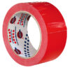 nastro adesivo 50mm x 66m rosso pvc 350 eurocell