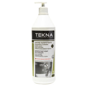 sapone disinfettante senza profumo con dispenser 1lt tekna