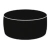 pouf ottoman nero h 23x53 d cm