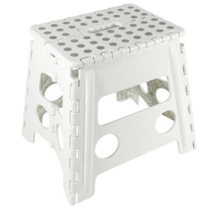 sgabello clic clac alto bianco 30x22x32cm