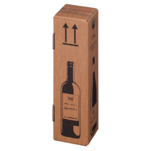 20 scatole per una bottiglia wine pack 10,5x10,5x42cm