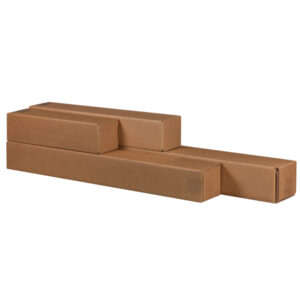 10 scatole a tubo square box 10,5x10,5x63cm chiusura a nastro