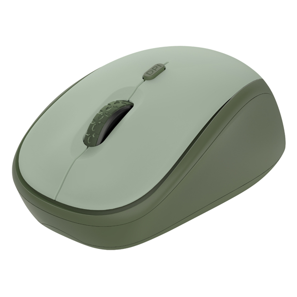 mouse wireless silenzioso yvi+ verde-trust