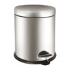 pattumiera a pedale bin basic 5l in acciaio inox