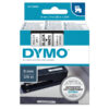 nastro dymo tipo d1 (9mmx7m) nero/bianco 409130