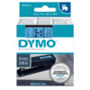 nastro dymo tipo d1 (9mmx7m) nero/blu 409160