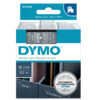 nastro dymo tipo d1 (12mmx7m) bianco/trasparente 450200