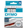 nastro dymo tipo d1 (19mmx7mt) nero/trasparente 458000