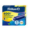 scatola 6 cartucce inchiostro tp/6 blu royal pelikan 4001 (0atm01)